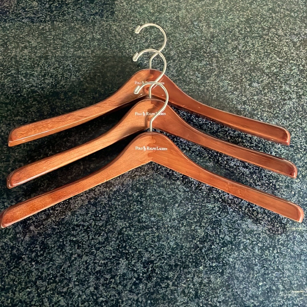 Polo Ralph Lauren Thick Coat hangers – 100% authentic – 3 count